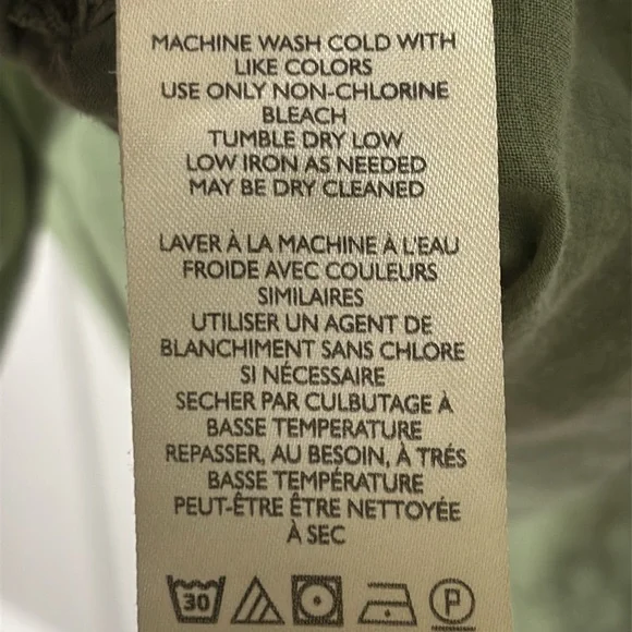 Free People We the Free Green Quilted Stitch Yoke Button up-shirt button down - Picture 14 of 14